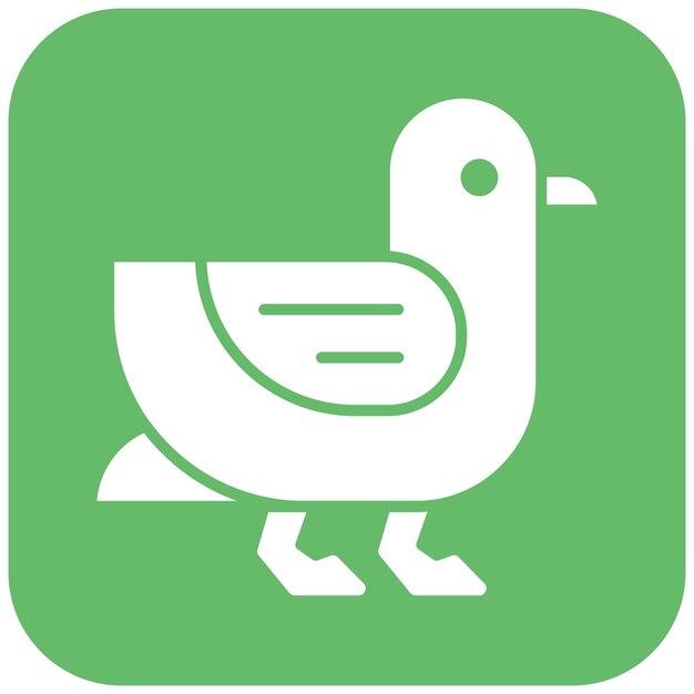 Imagen vectorial de icono de albatros Se puede usar para Coastline