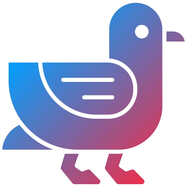 Imagen vectorial de icono de albatros Se puede usar para Coastline