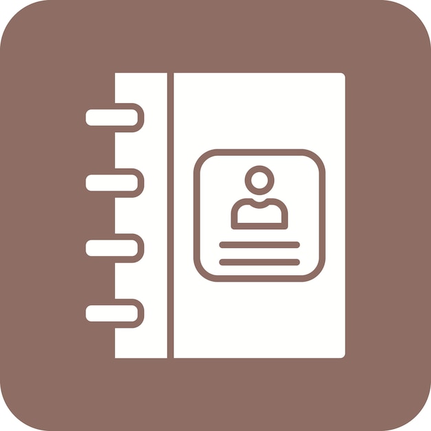 Imagen vectorial del icono del álbum de fotos Se puede usar para Family Life