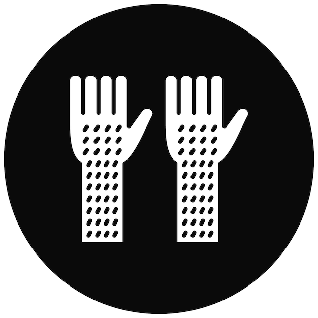 Imagen vectorial del icono de la alergia Se puede utilizar para el cuidado de la piel