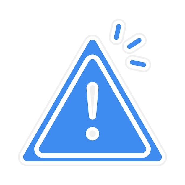 Imagen vectorial del icono de alerta de emergencia Se puede utilizar para el rescate y la respuesta