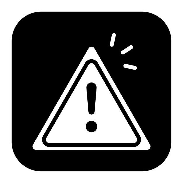 Imagen vectorial del icono de alerta de emergencia Se puede utilizar para el rescate y la respuesta