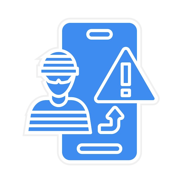 Vector imagen vectorial del icono de alerta de fraude se puede utilizar para los servicios de dinero en línea