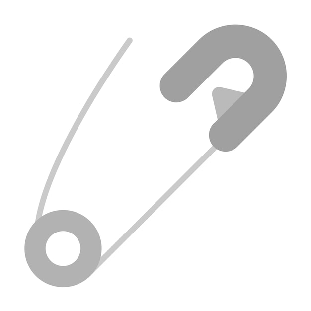 Imagen vectorial del icono del alfiler de seguridad Puede utilizarse para el bebé