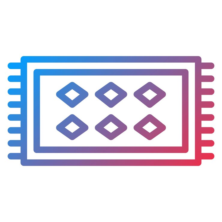 Vector imagen vectorial del icono de la alfombra se puede utilizar para el equipo deportivo