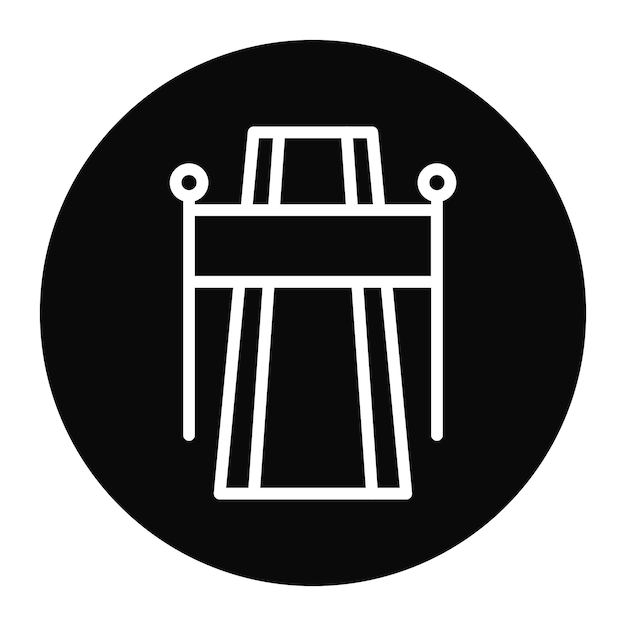 Imagen vectorial del icono de la alfombra roja Se puede usar para eventos de premios