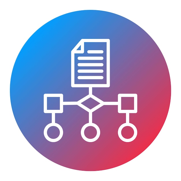 La imagen vectorial del icono de algoritmo se puede utilizar para la biometría