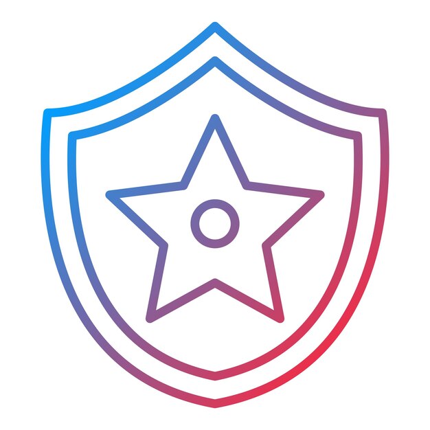La imagen vectorial del icono del alguacil se puede usar para Wild West