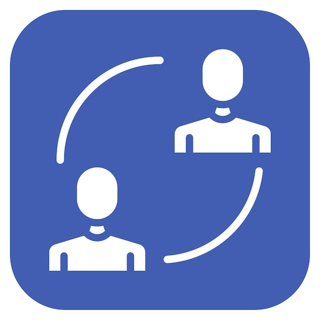 Imagen vectorial del icono de los aliados Se puede usar para la relación social