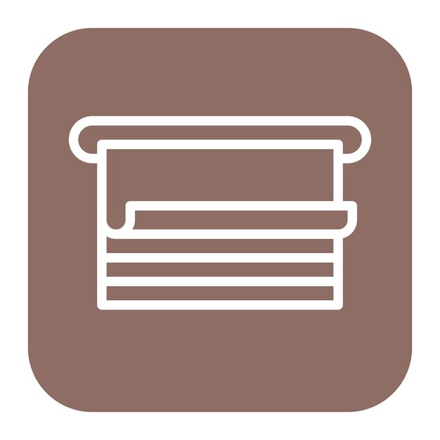 Imagen vectorial del ícono de alimentación de papel Se puede utilizar para imprimir