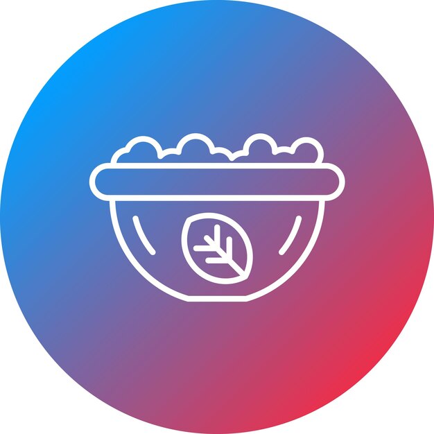 Imagen vectorial del icono de alimentos naturales Se puede utilizar para la agricultura y la jardinería