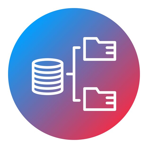 Imagen vectorial de icono de almacenamiento de datos Puede utilizarse para el cumplimiento y la regulación
