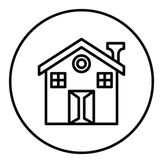 Imagen vectorial del icono del alojamiento Se puede usar para la peregrinación del Hajj