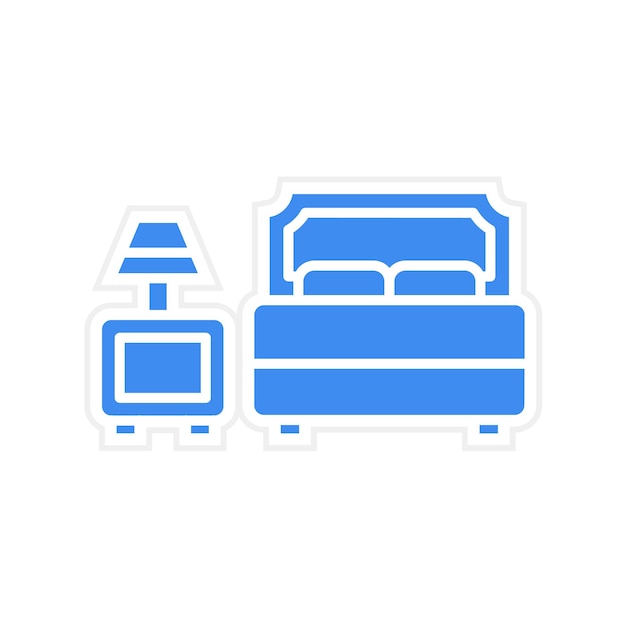 Imagen vectorial del icono de alojamiento Se puede utilizar para Digital Nomad
