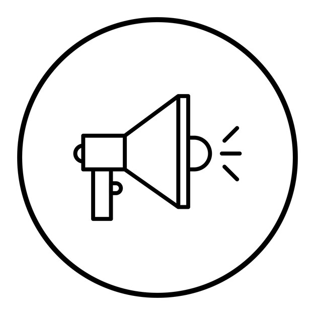 Imagen vectorial del icono del altavoz Se puede utilizar para circuitos eléctricos