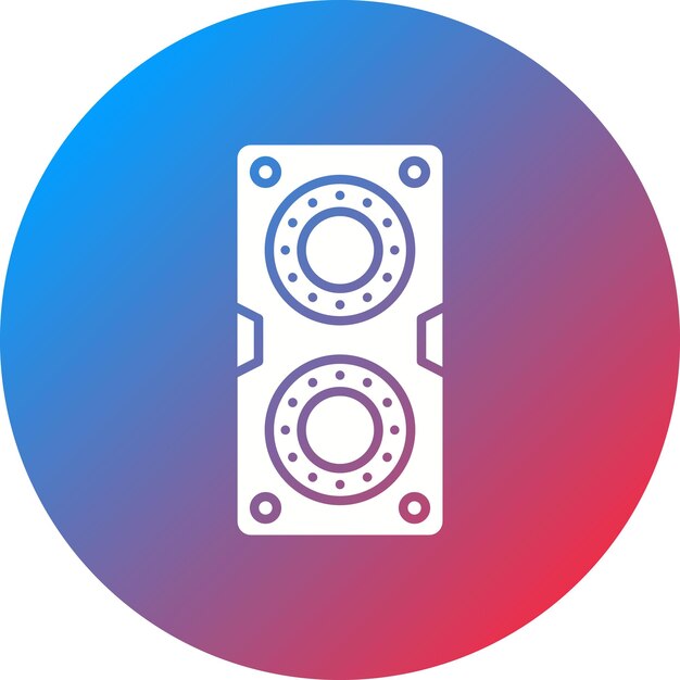 Imagen vectorial del icono del altavoz Se puede utilizar para dispositivos electrónicos