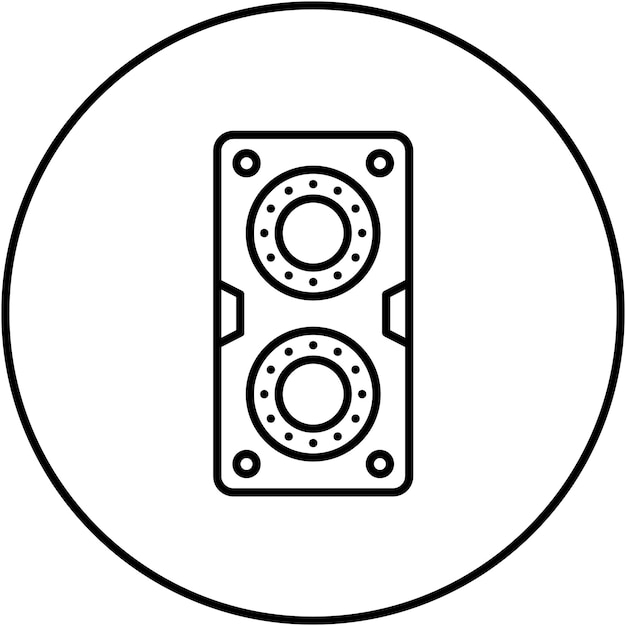 Imagen vectorial del icono del altavoz Se puede utilizar para dispositivos electrónicos