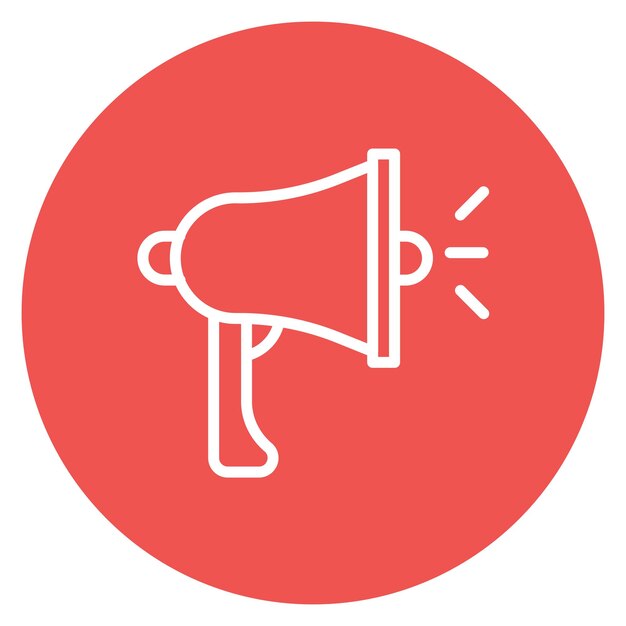 Imagen vectorial del icono del altavoz Se puede utilizar para la gestión de productos