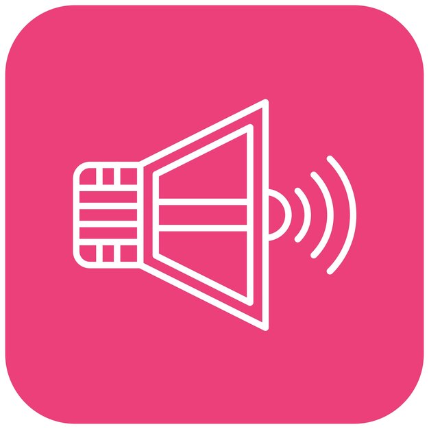 Imagen vectorial del icono del altavoz Se puede utilizar para la interfaz de usuario