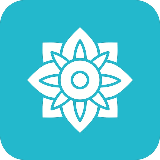 Imagen vectorial del icono de Amaryllis Se puede usar para flores