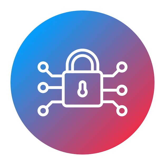 Imagen vectorial del icono de amenaza de ciberseguridad Se puede utilizar para los riesgos empresariales