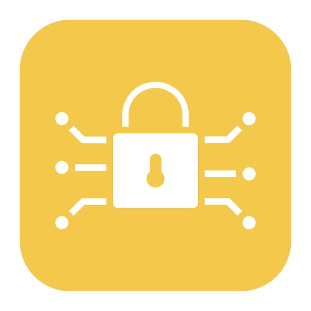 Imagen vectorial de icono de amenaza de ciberseguridad Se puede utilizar para riesgos empresariales