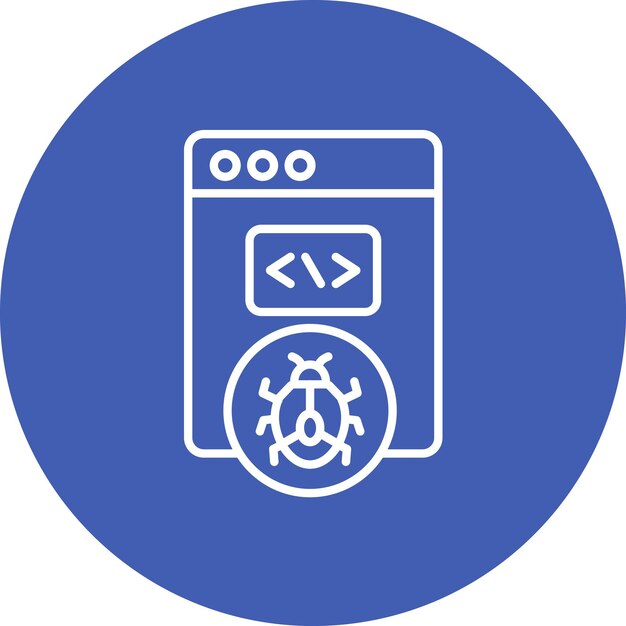 Imagen vectorial de icono de amenaza de seguridad Se puede usar para No Código
