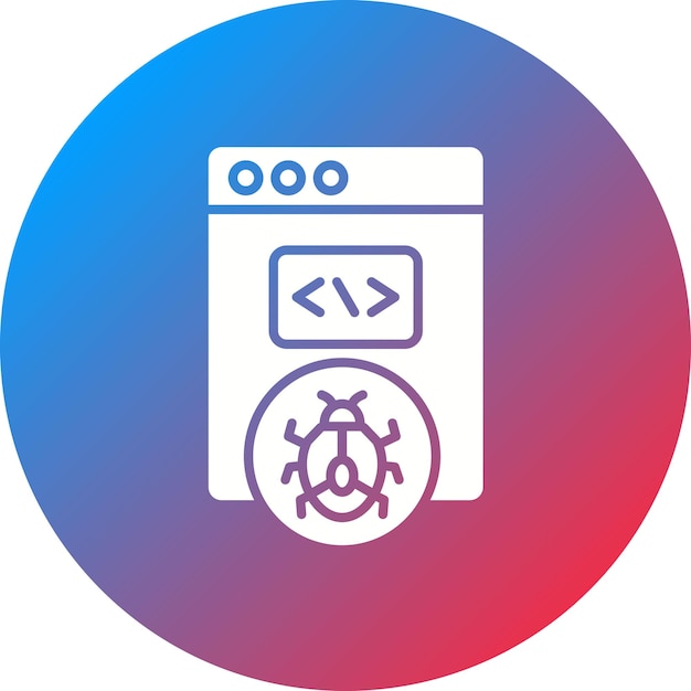 Imagen vectorial de icono de amenaza de seguridad Se puede usar para No Código