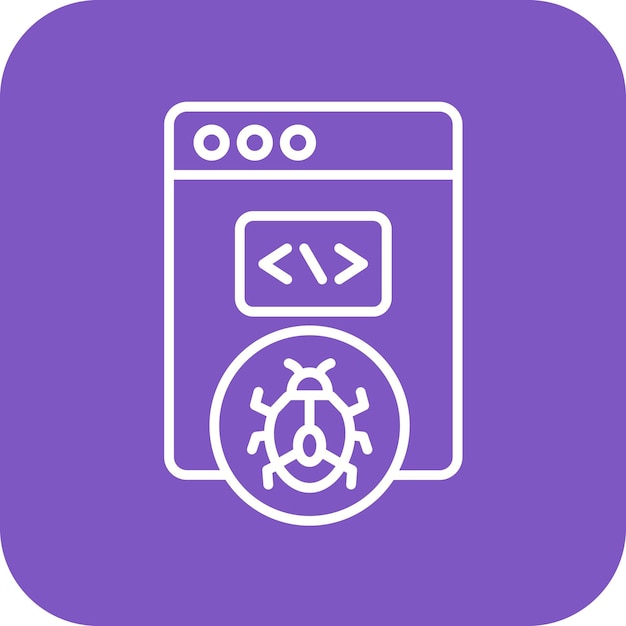 Imagen vectorial de icono de amenaza de seguridad Se puede usar para No Código