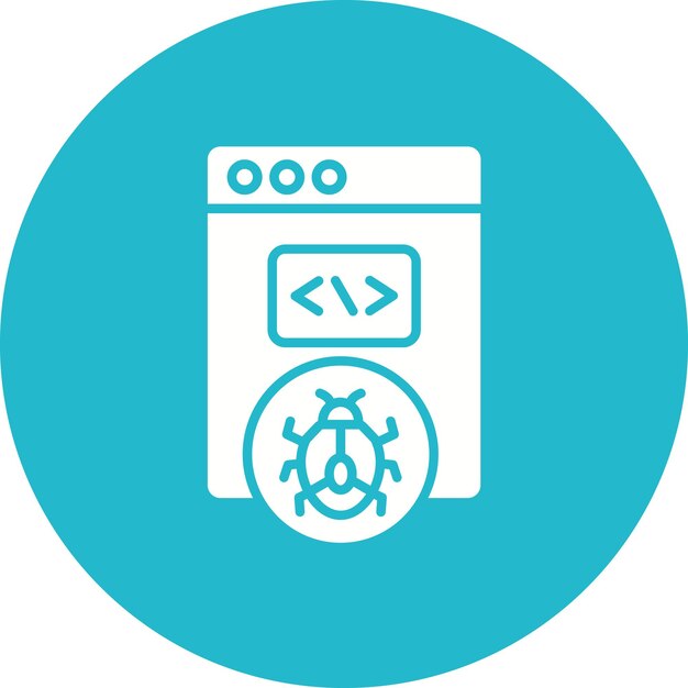 Imagen vectorial de icono de amenaza de seguridad Se puede usar para No Código