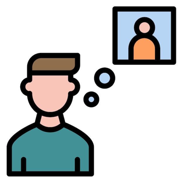 Imagen vectorial de icono de amigo secreto Se puede usar para Amistad