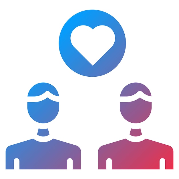 Imagen vectorial del icono de amistad Se puede usar para la guardería