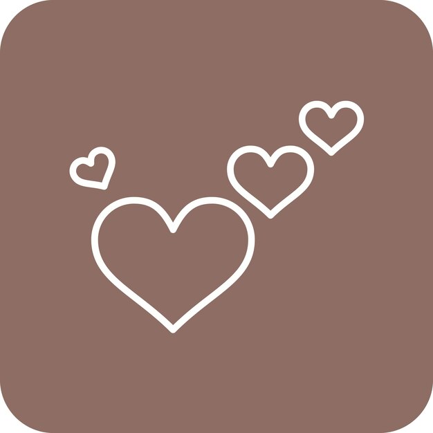 La imagen vectorial del icono del amor se puede usar para Comfort