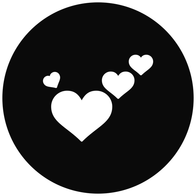 La imagen vectorial del icono del amor se puede usar para Comfort