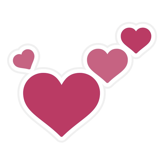 La imagen vectorial del icono del amor se puede usar para Comfort