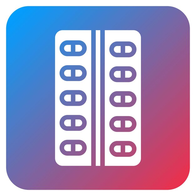 Imagen vectorial del icono de la ampolla Se puede utilizar para las quemaduras cutáneas