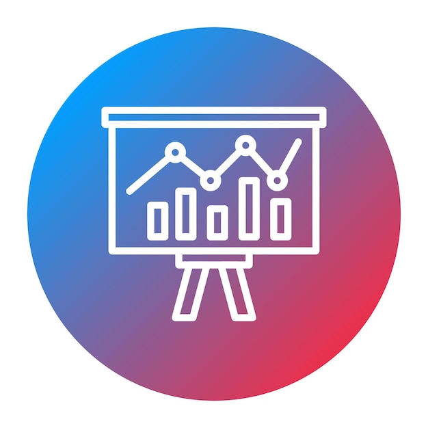 Imagen vectorial de icono de análisis competitivo Puede utilizarse para la investigación de mercado