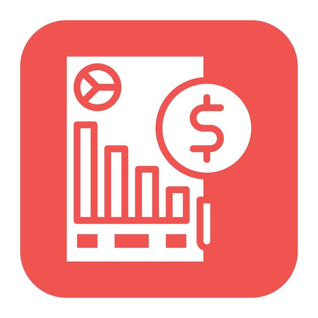 Imagen vectorial del icono de análisis de datos Se puede utilizar para Business Analytics