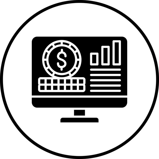 Imagen vectorial del icono de análisis Se puede utilizar para el arranque