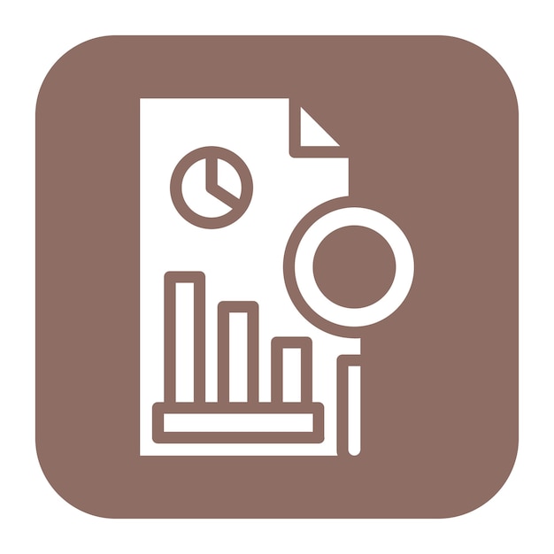 Imagen vectorial del icono de análisis Se puede utilizar para la cadena de suministro