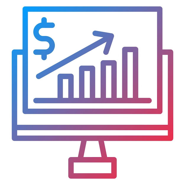 Imagen vectorial de icono de análisis Se puede utilizar para la incorporación empresarial