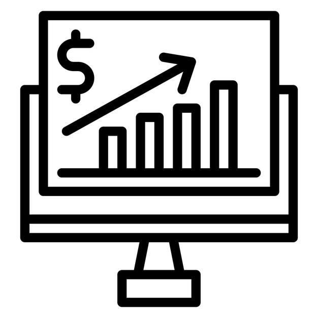 Imagen vectorial de icono de análisis Se puede utilizar para la incorporación empresarial