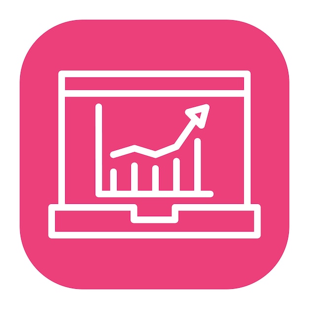 Imagen vectorial de icono de análisis Se puede utilizar para reuniones de negocios