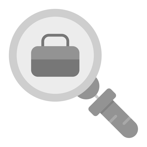 Imagen vectorial del ícono de análisis de puestos de trabajo Puede utilizarse para los recursos humanos