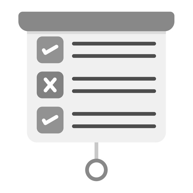 Imagen vectorial del ícono de análisis de tareas Se puede utilizar para la gestión de proyectos