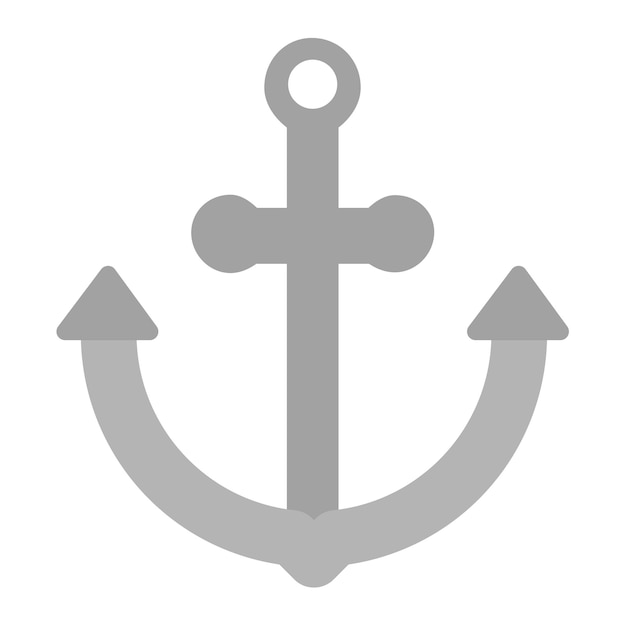 La imagen vectorial del icono de anclaje se puede utilizar para Ocean