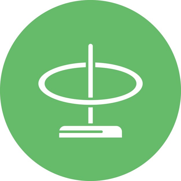 Imagen vectorial de icono de anillo de lanzamiento Se puede usar para Circo