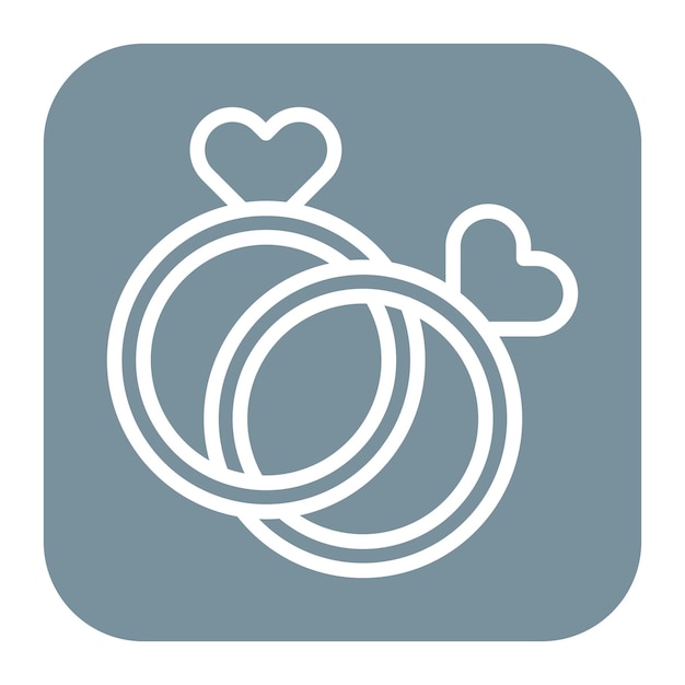 Imagen vectorial del icono del anillo Se puede usar para Luxury