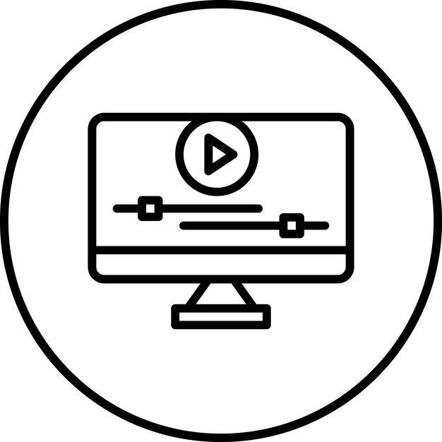 Imagen vectorial de icono de animación Se puede utilizar para Art and Craft Supplies