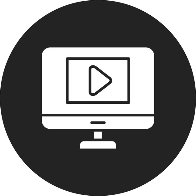 Imagen vectorial de icono de animación Se puede utilizar para la producción de video
